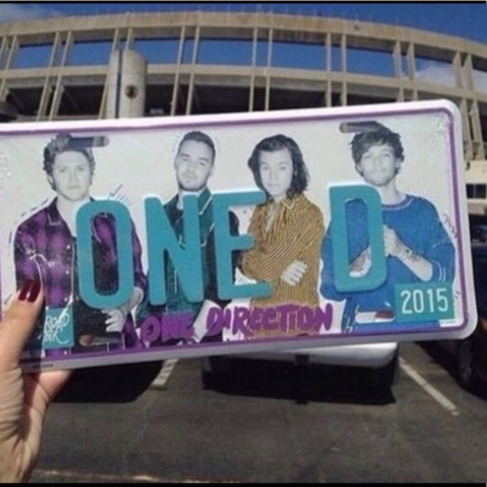 ISO One Direction License Plate